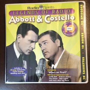 ABBOTT & COSTELLO LEGENDS OF RADIO 10 CASSETTES